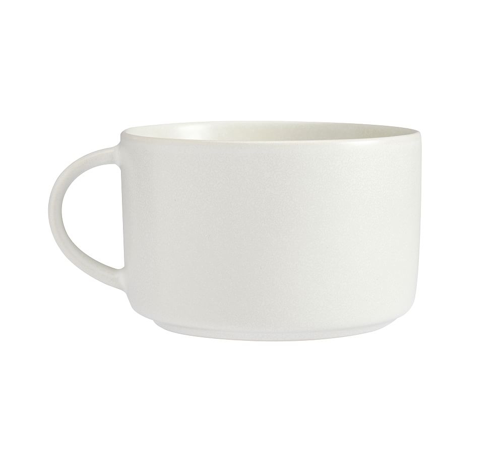 Mason Stoneware Oversized Latte Mug, Single - Ivory - Image 0