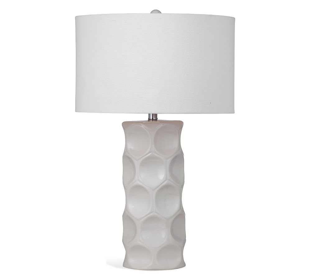 Colma Ceramic Table Lamp, Cream - Image 0