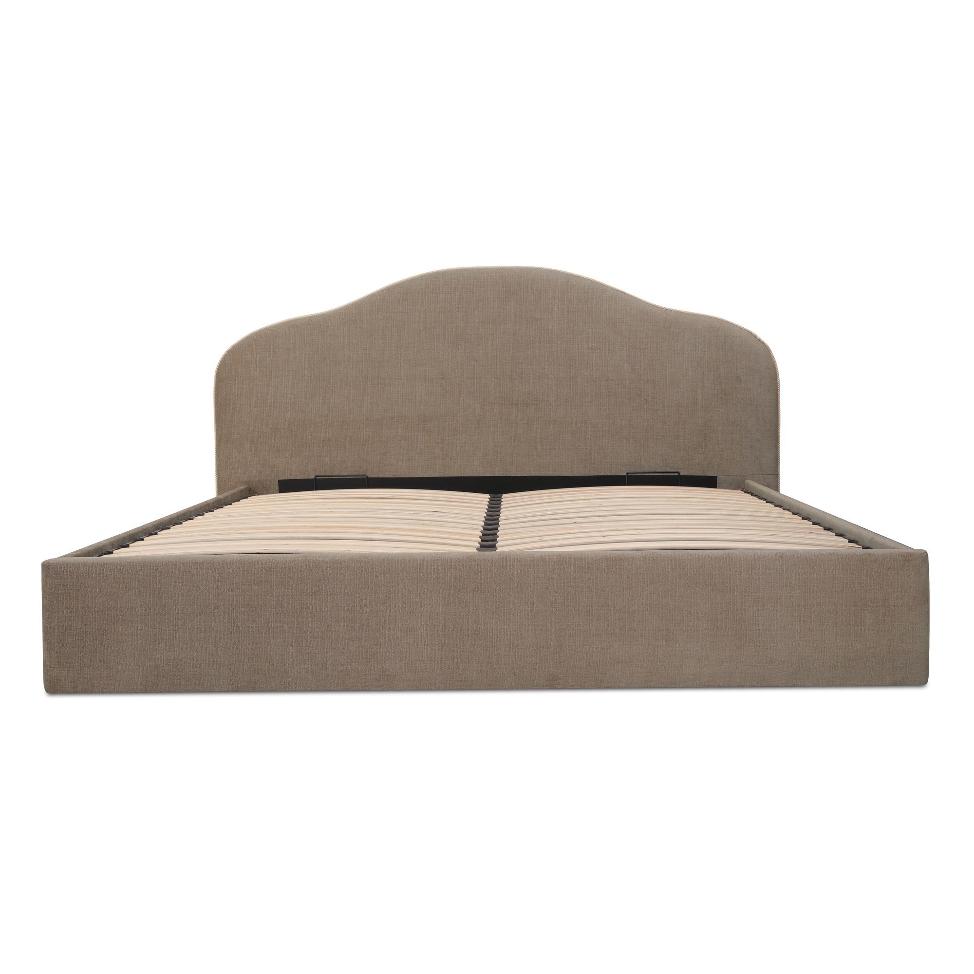 Maggie Queen Storage Bed Taupe - Image 3