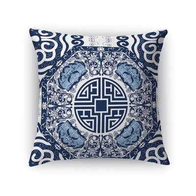 MING BLUE Geometric Pillow 18x18 - Image 0