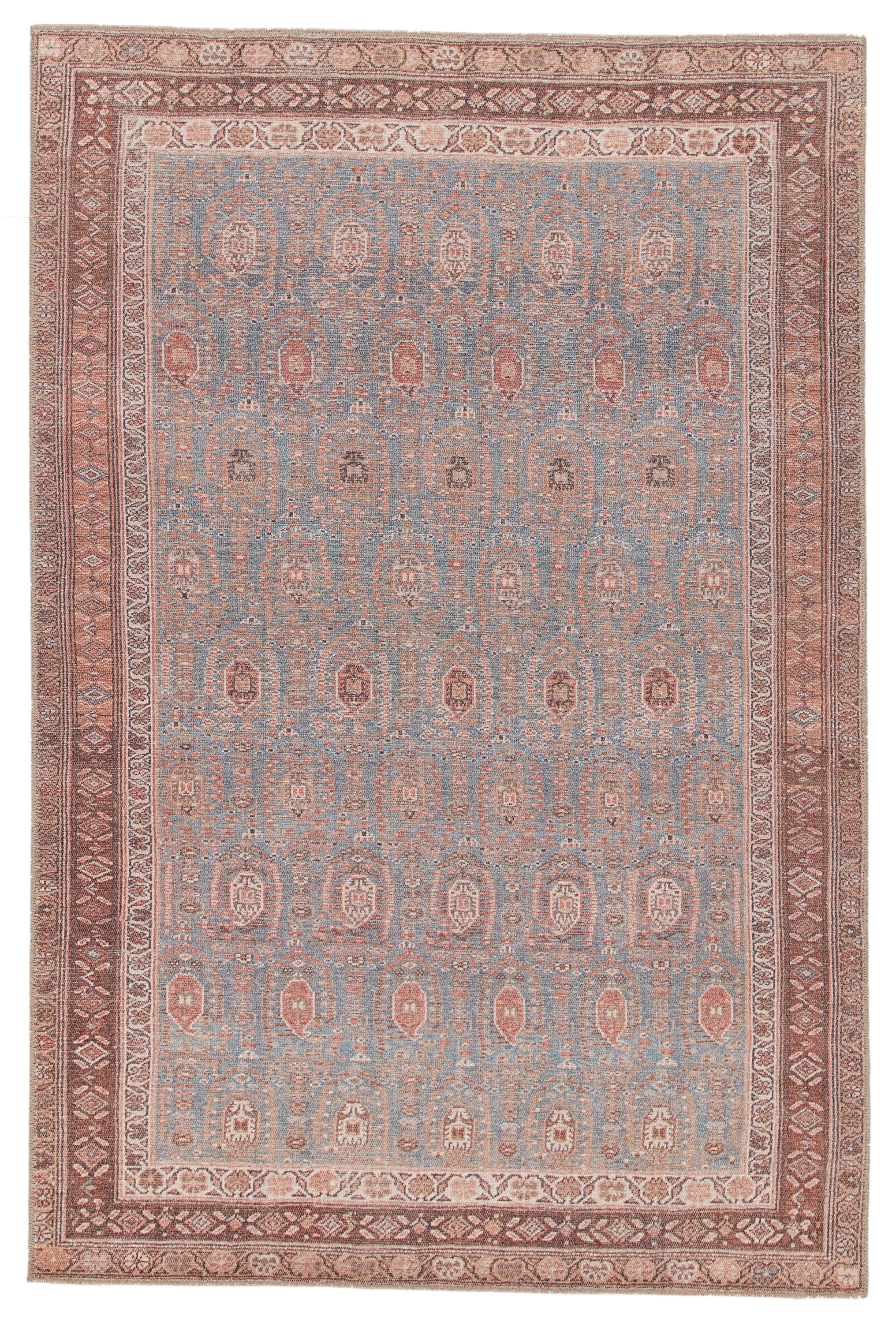 Vibe by Tielo Oriental Area Rug, Blue & Brown, 5 ' x 7'6" - Image 0