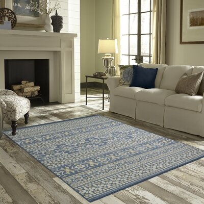 Alayah Tufted Blue/Green Rug - Image 0