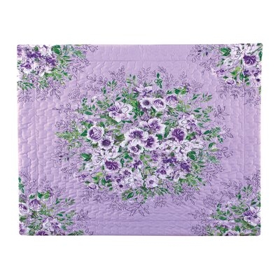 Mccubbin Charming Lavender & White Flower Clusters Floral Pillow Sham - Image 0