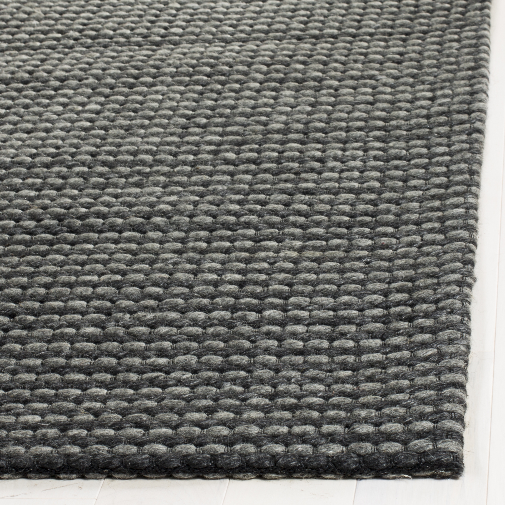 Arlo Home Hand Woven Area Rug, NAT801D, Grey/Black,  8' X 10' - Image 1