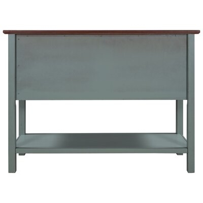 45'' Modern Console Table Sofa Table For Living Room With 2 Drawers, 2 Cabinets  And 1 Shelf - Image 0