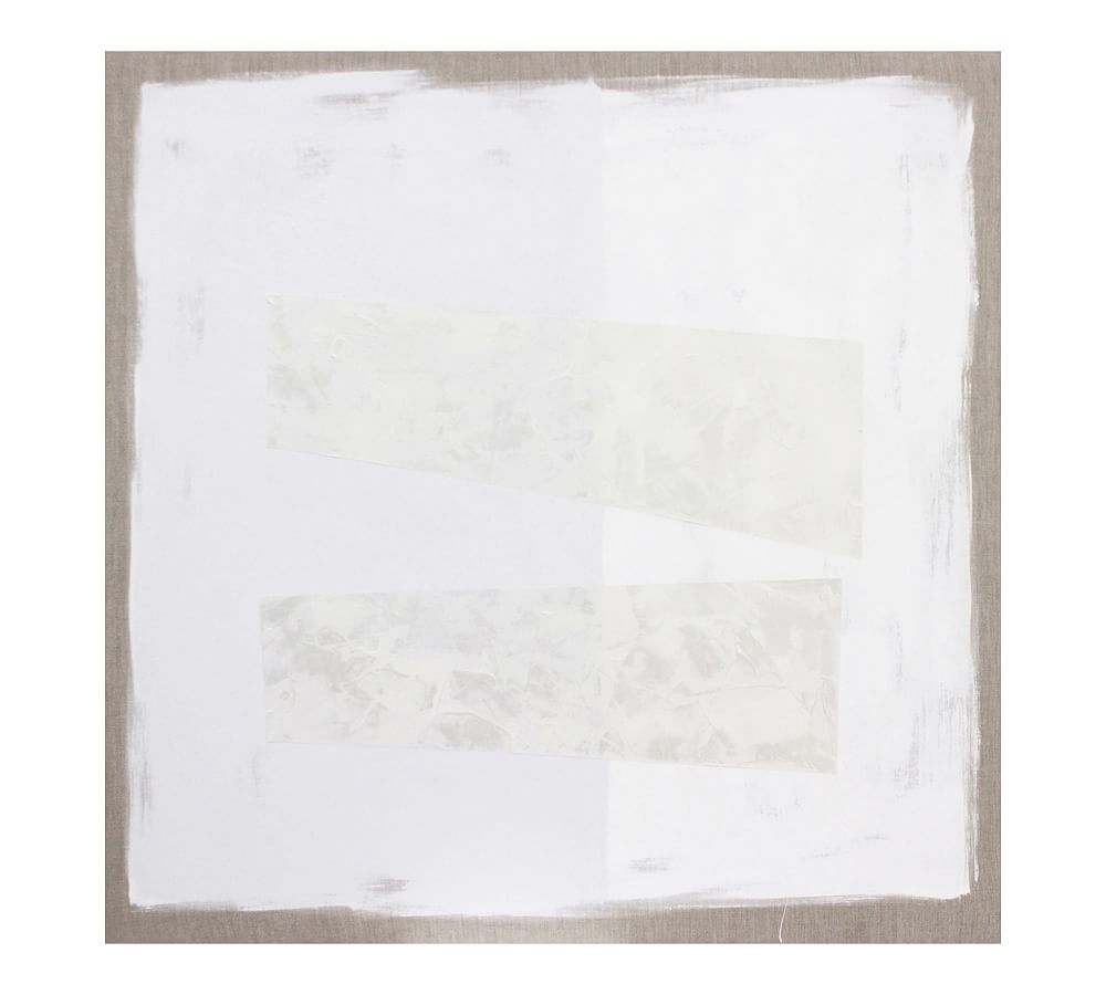 Hand Painted Neutral Block, Neutral, 49x49 - Image 0