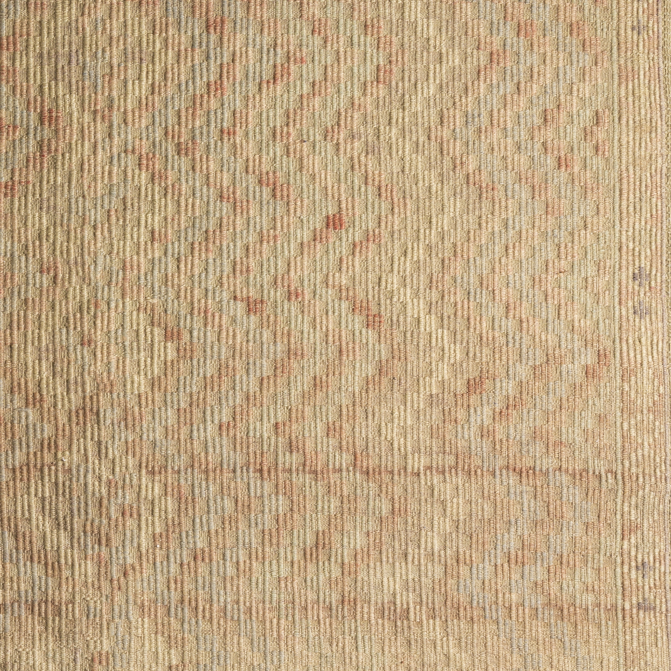 Antique One of a Kind Beige Indoor 4'11" x 8'6" Handmade Rug - Image 4