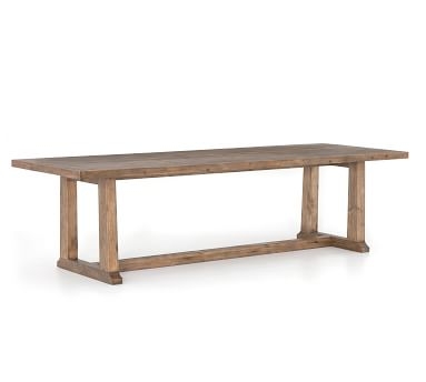 Jade Reclaimed Wood Dining Table, 87"L x 39"W, Pine - Image 4