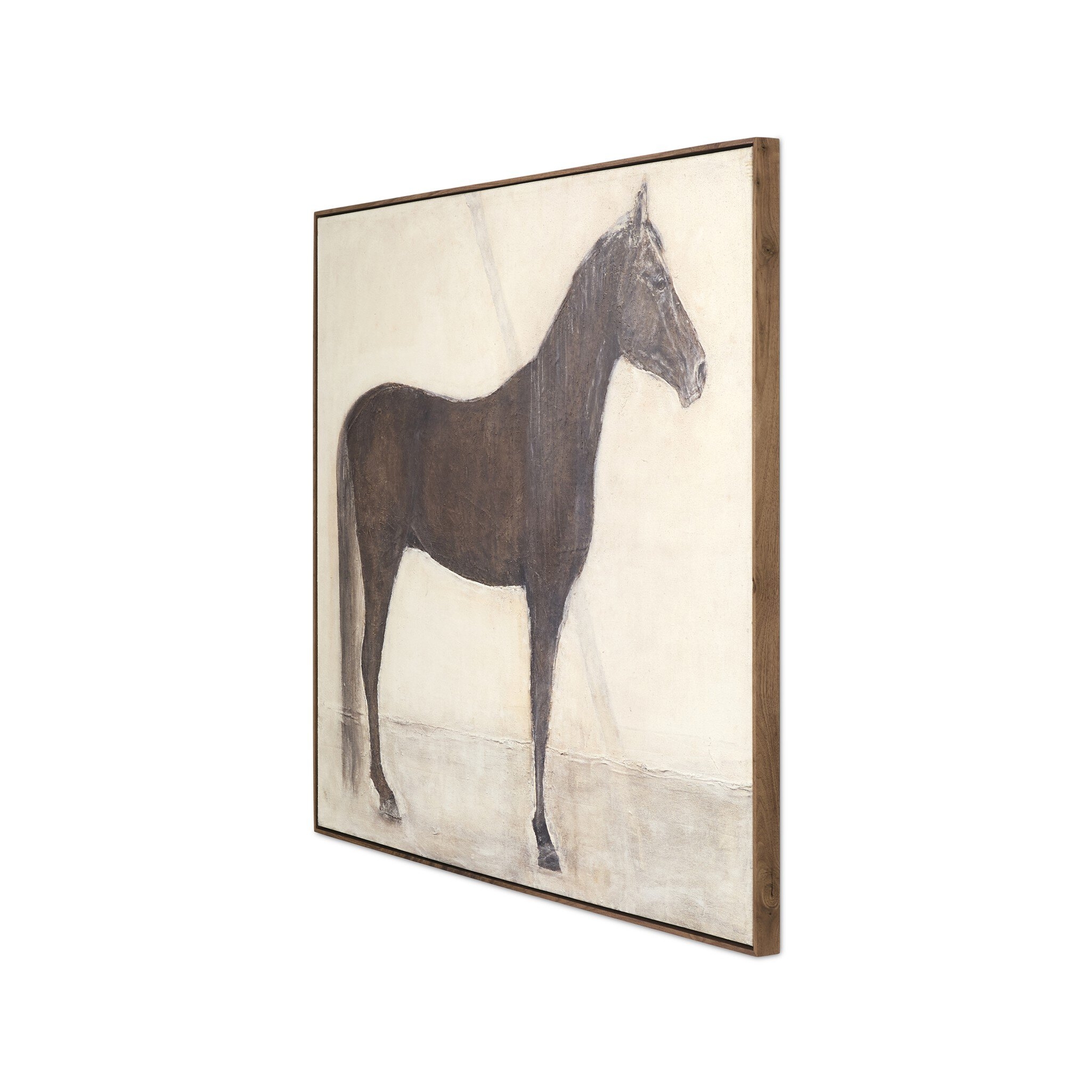 Resurrection by Paul Meyer - Rustic Walnut Floater - Image 1