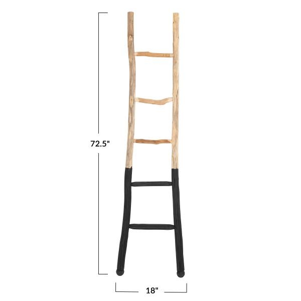 Decorative Wood Ladder - Image 2