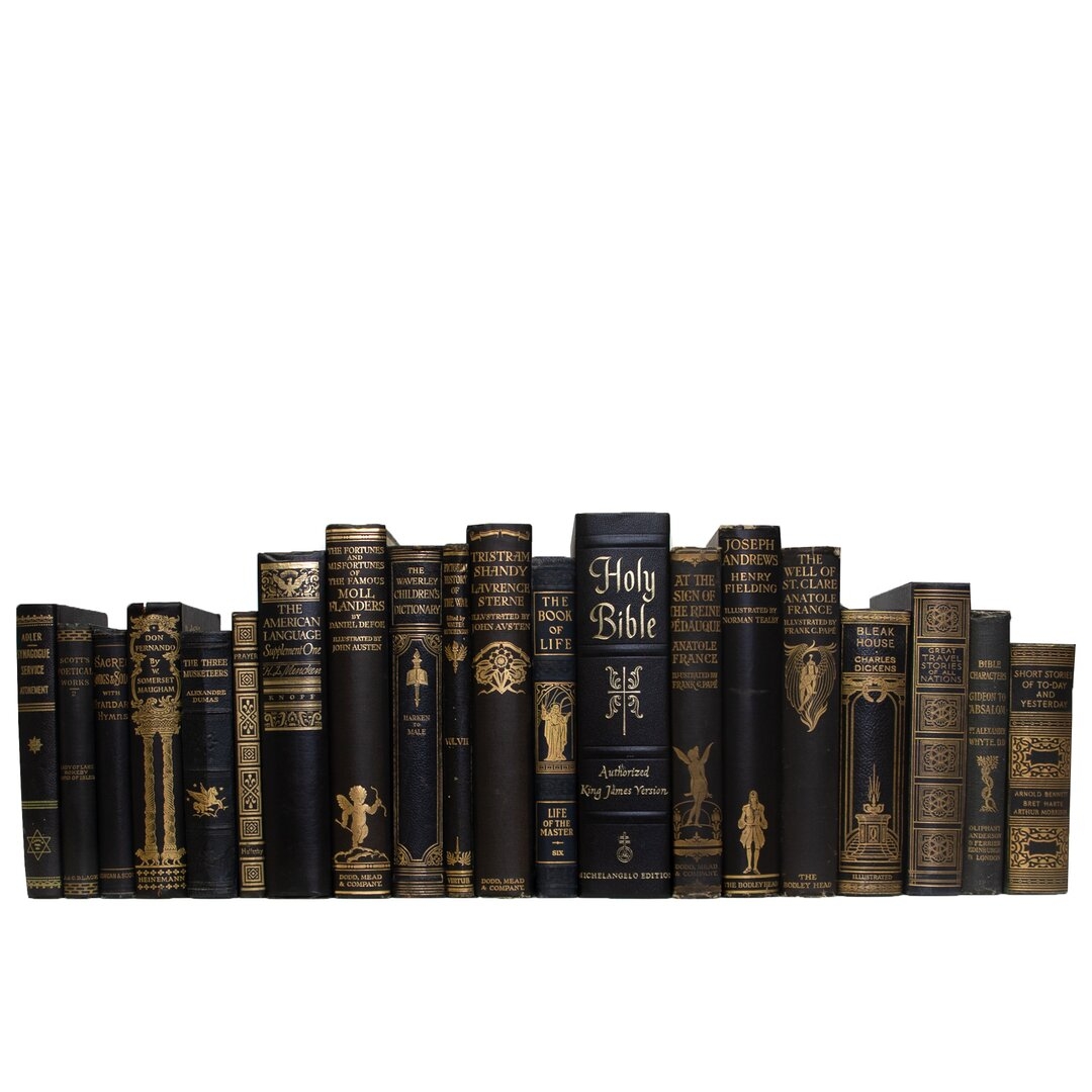 "Booth & Williams Vintage Nights Of Gilt Book Set (S/20)" - Image 0