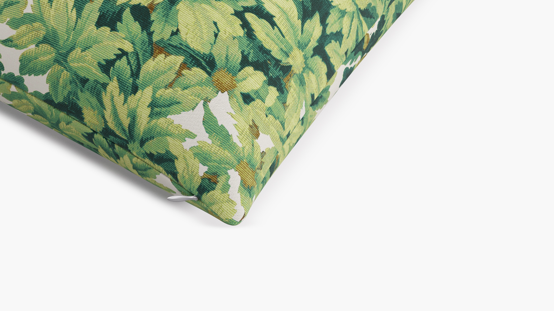 Throw Pillow 26", Verdure Bois De Chene, 26" x 26" - Image 1
