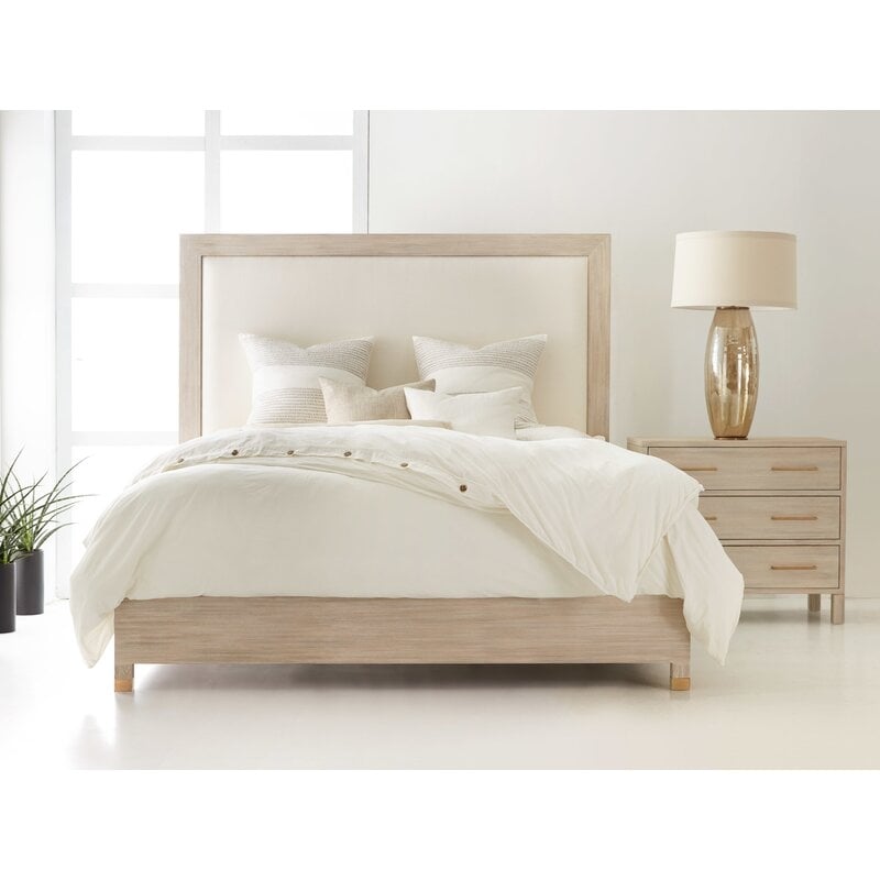 Modern History Home Maui Upholstered Standard Bed - Image 0