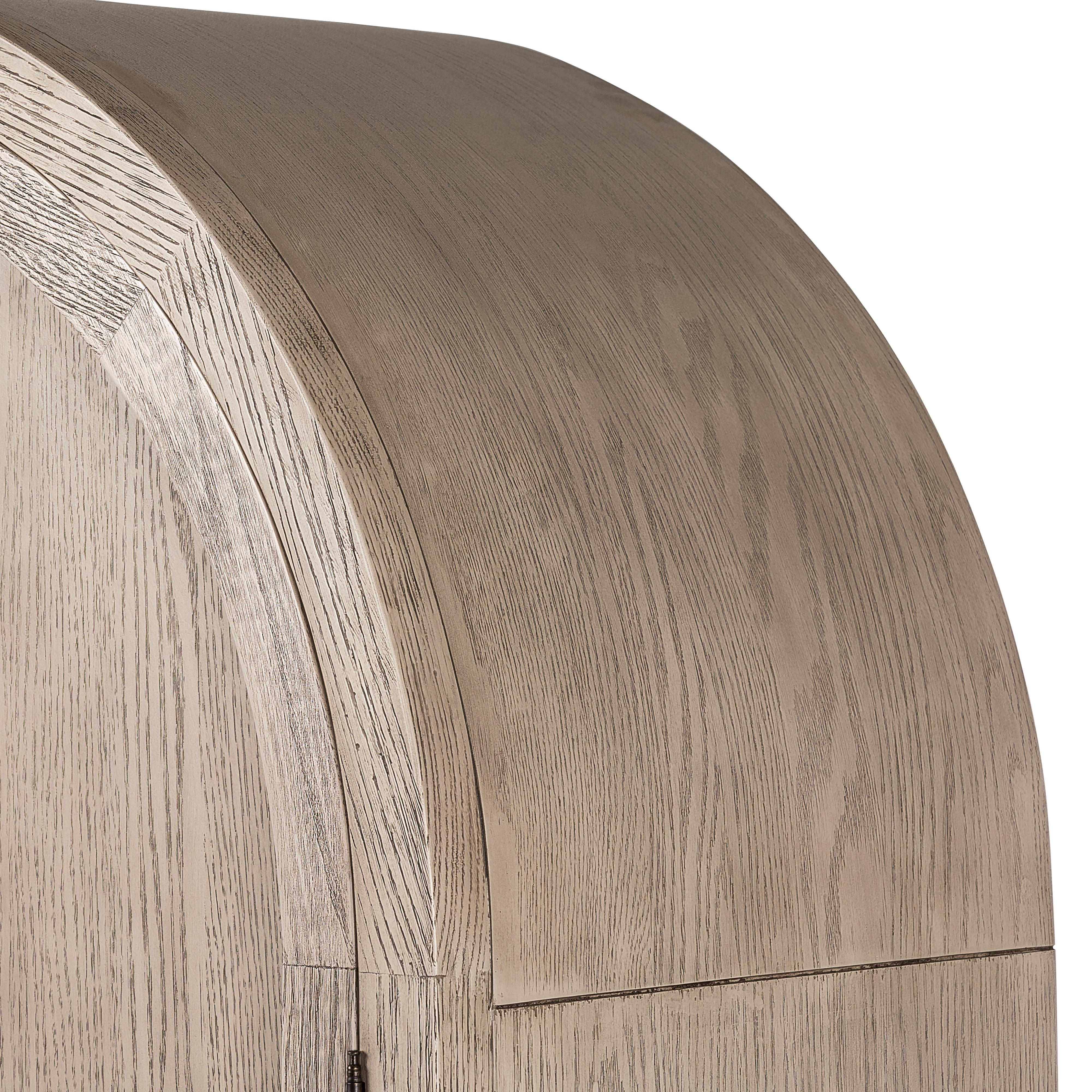 Tolle Bar Cabinet - Rustic White Solid - Image 6
