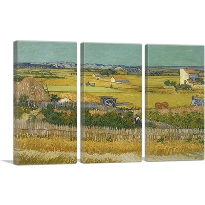 ARTCANVAS The Harvest 1888 Canvas Art Print By Vincent Van Gogh_Rectangle - Image 0
