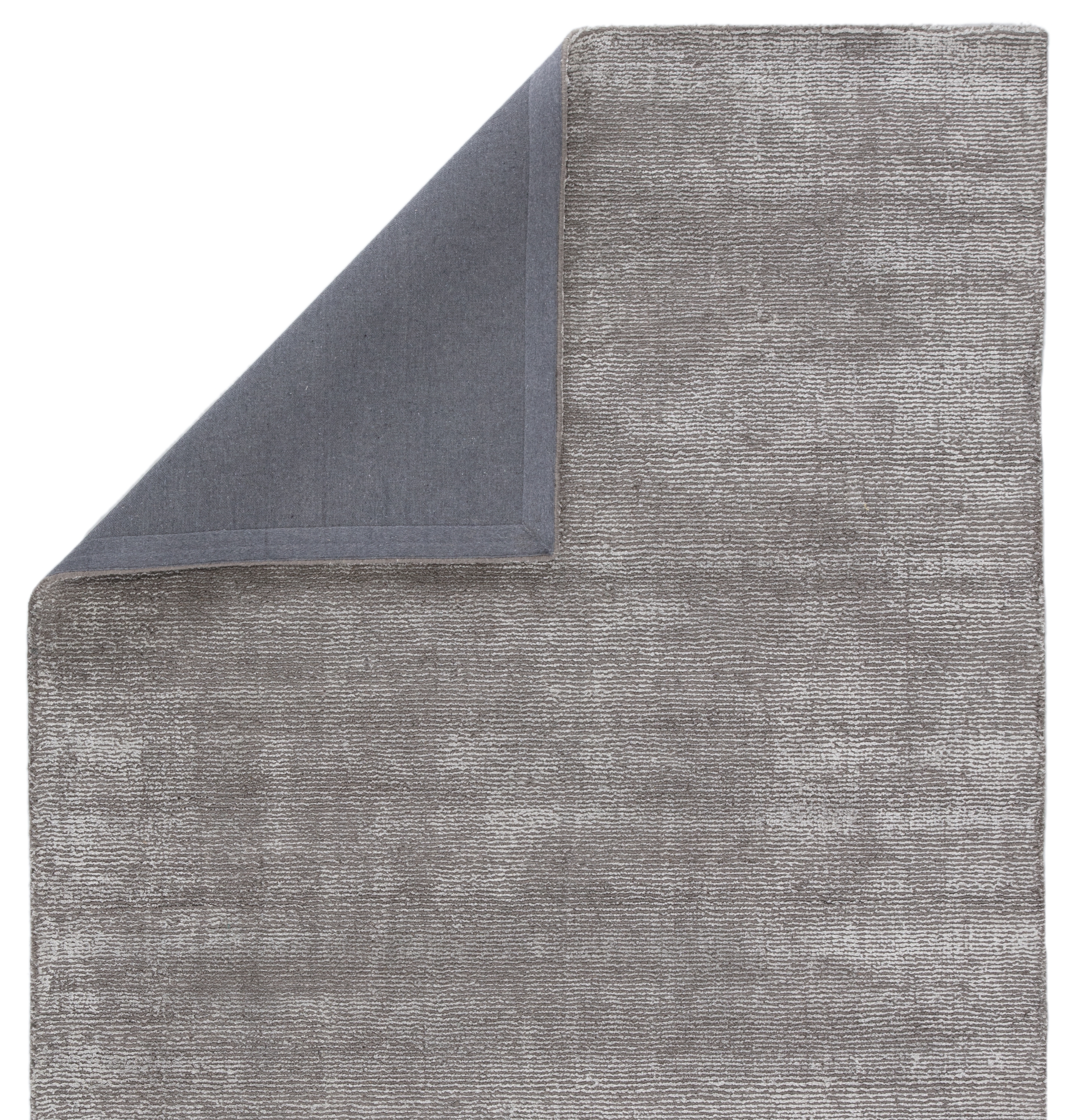 Kelle Handmade Solid Gray/ Silver Area Rug (9' X 13') - Image 2