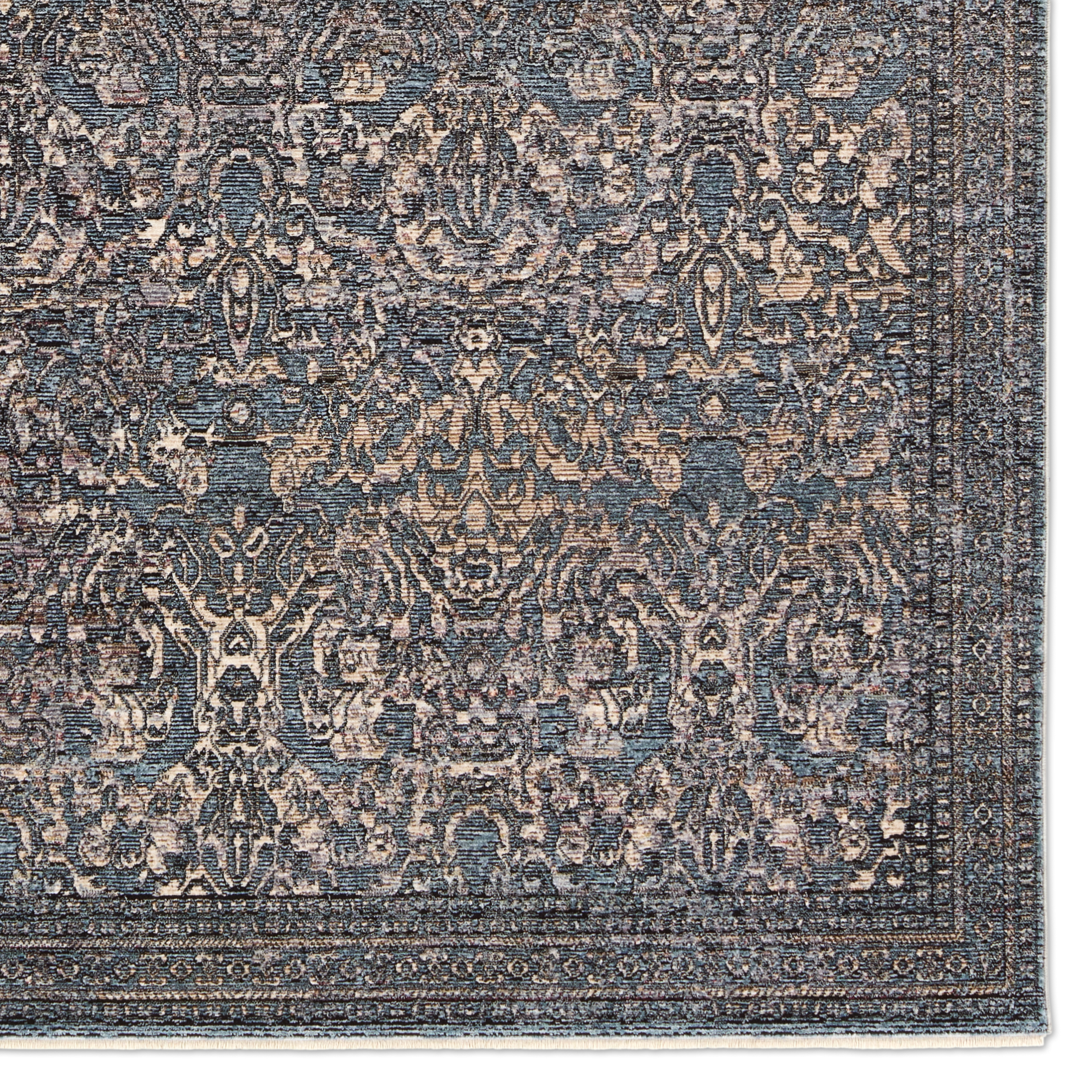 Feronia Oriental Blue/ Cream Area Rug (10'X14') - Image 3