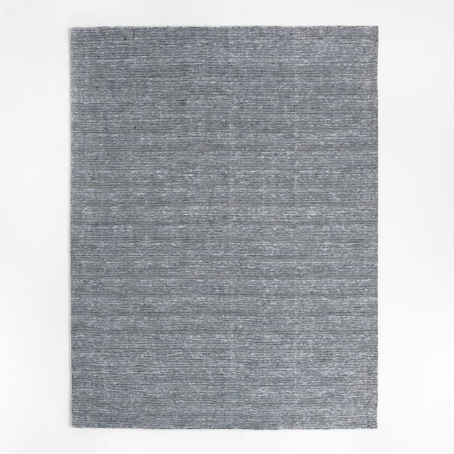 Turin Performance Handwoven Navy Blue Area Rug 8'x10' - Image 0