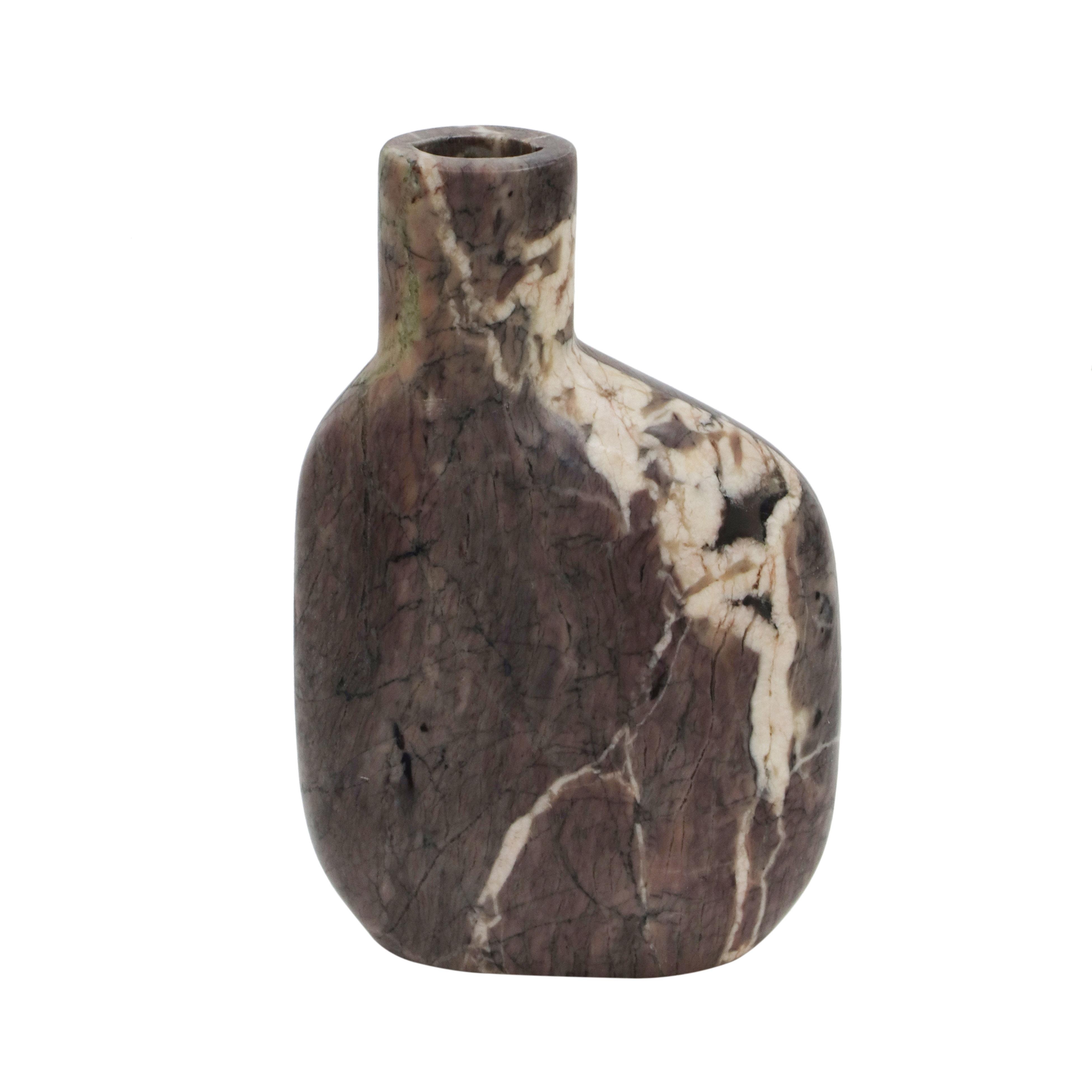 Pika Grey Marble Vase - Medium - Image 0