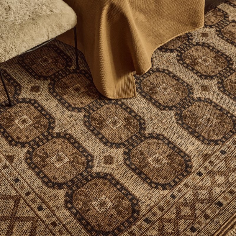 Pascala Hand-Knotted Taupe Wool Area Rug 5'x8' - Image 2