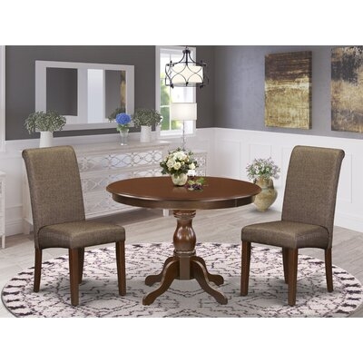 Zena 4 - Person Rubberwood Solid Wood Dining Set - Image 0