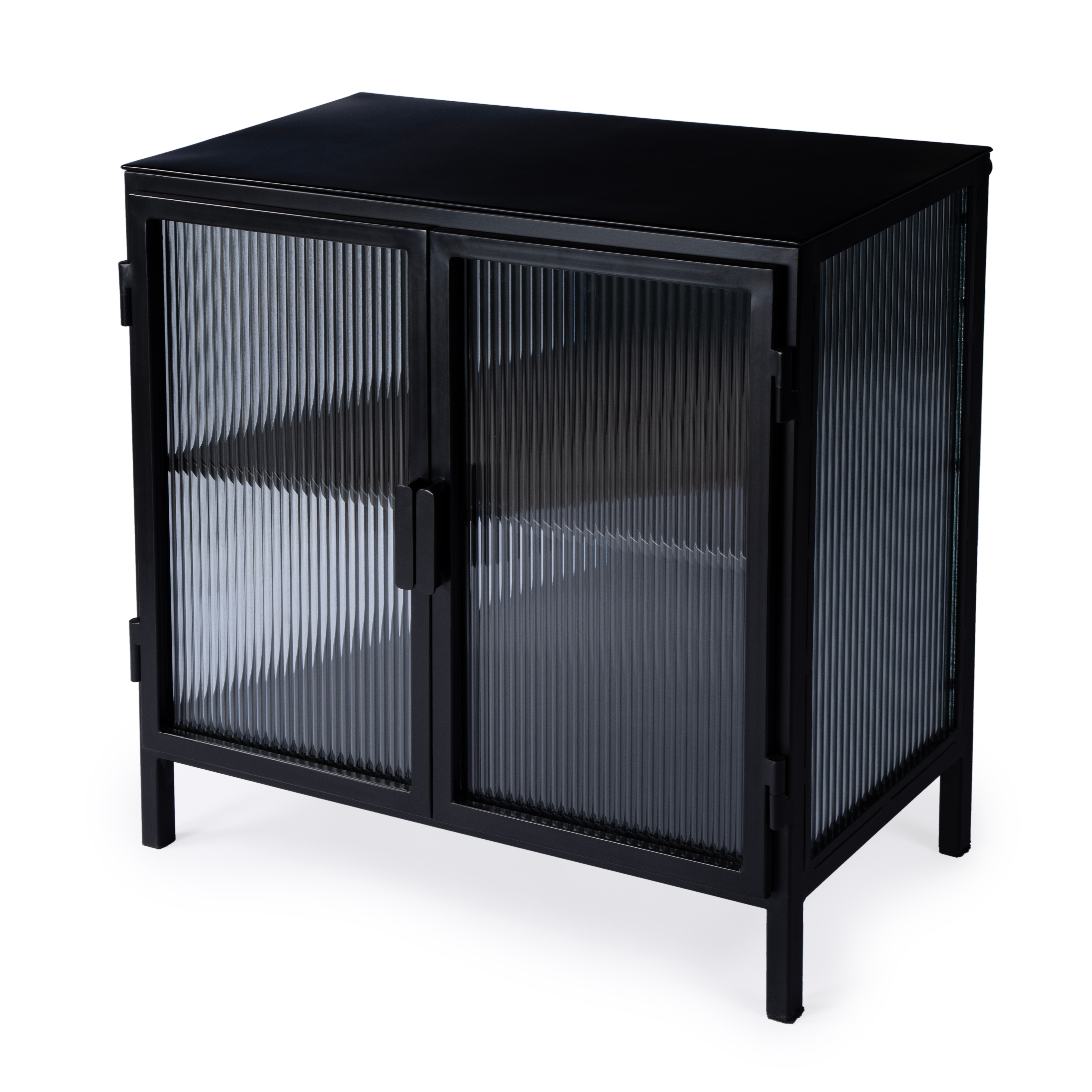 Hoxton Black Metal Accent Cabinet - Image 0