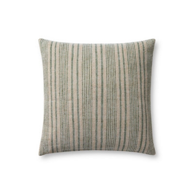 Magnolia Home By Joanna Gaines X Loloi Elaine Beige / Sage Pillow - Image 0
