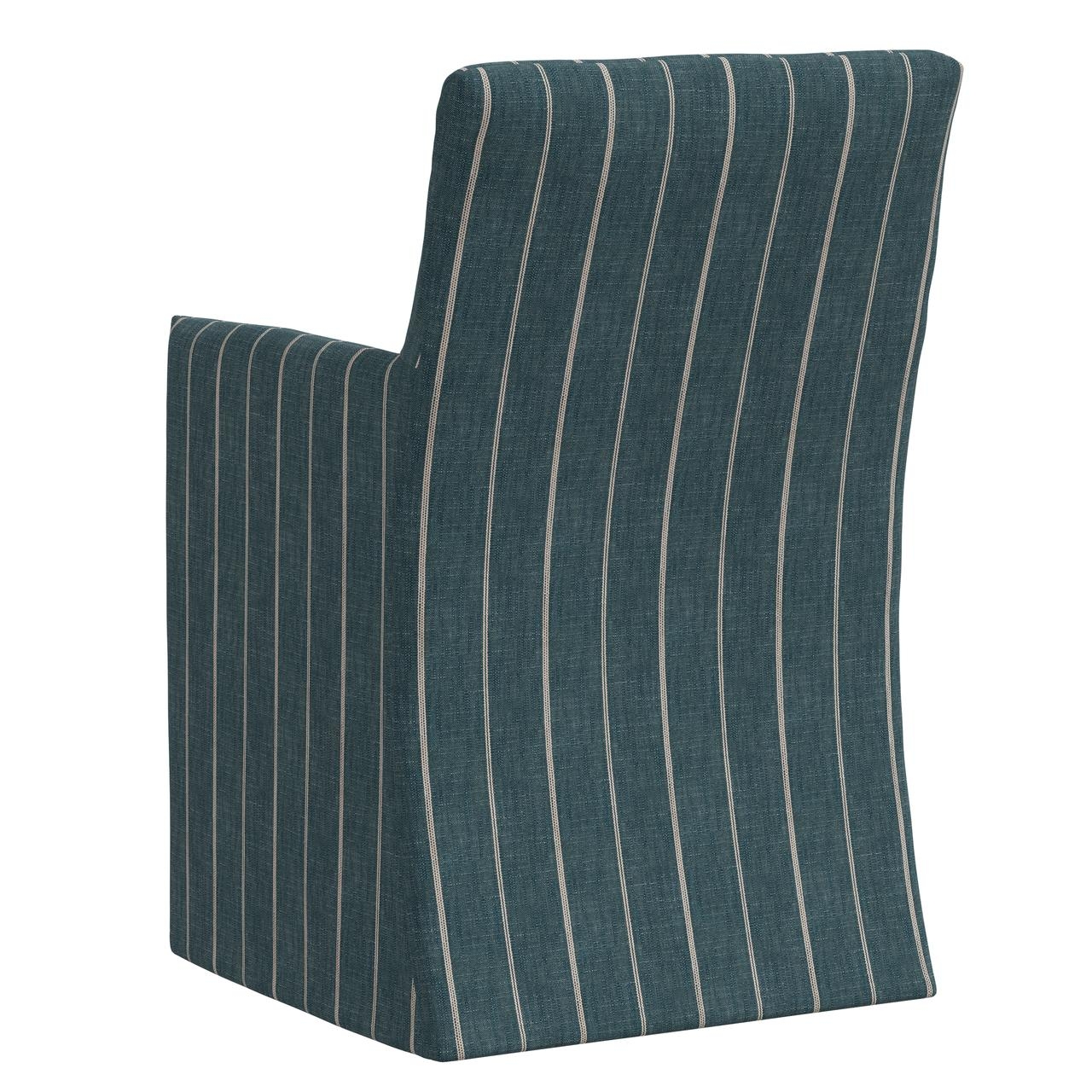 Sadie Slipcover Arm Dining Chair - Image 3