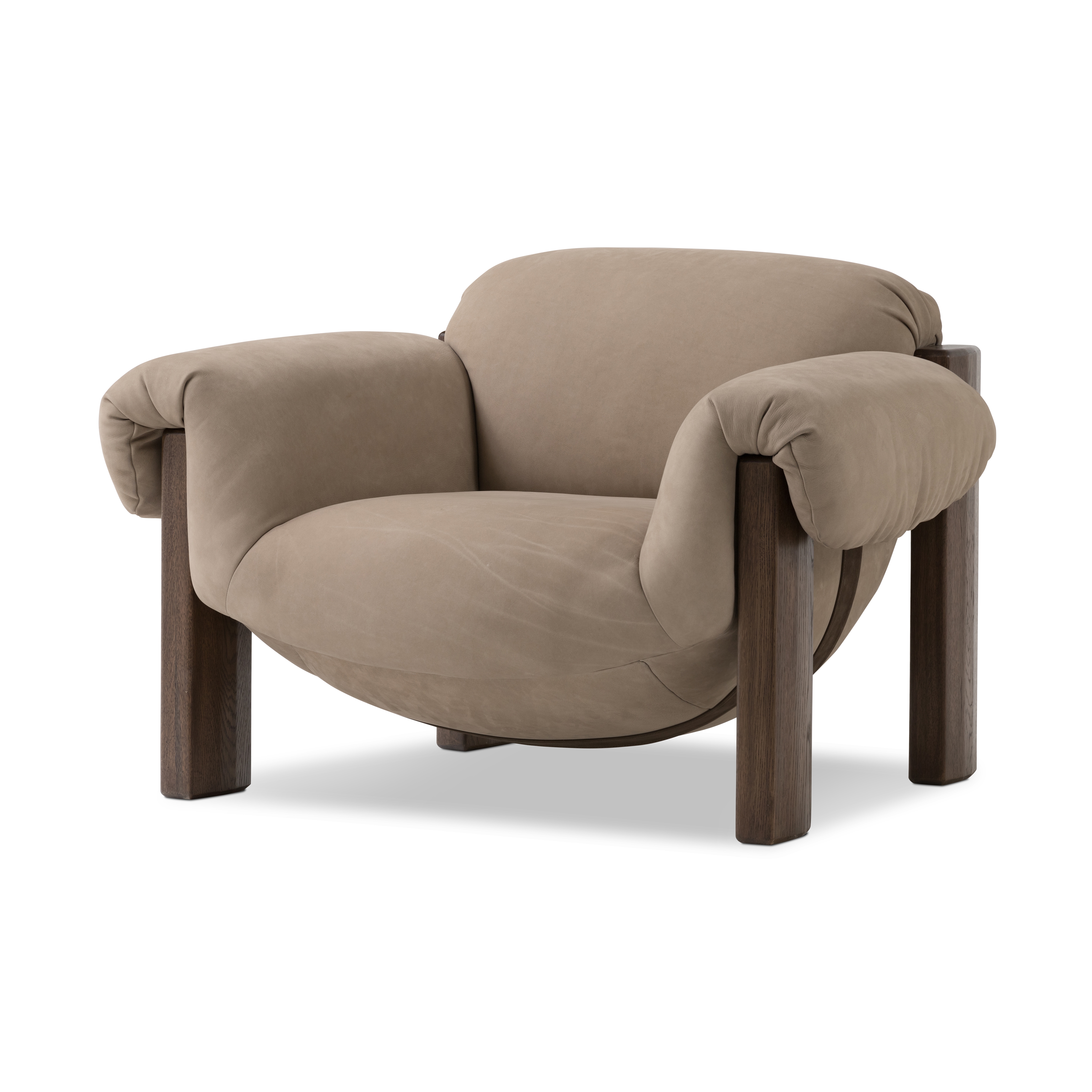 Samena Chair-Nubuck Sand - Image 0