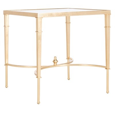Guadelupe Gold Leaf Accent Table - Image 0