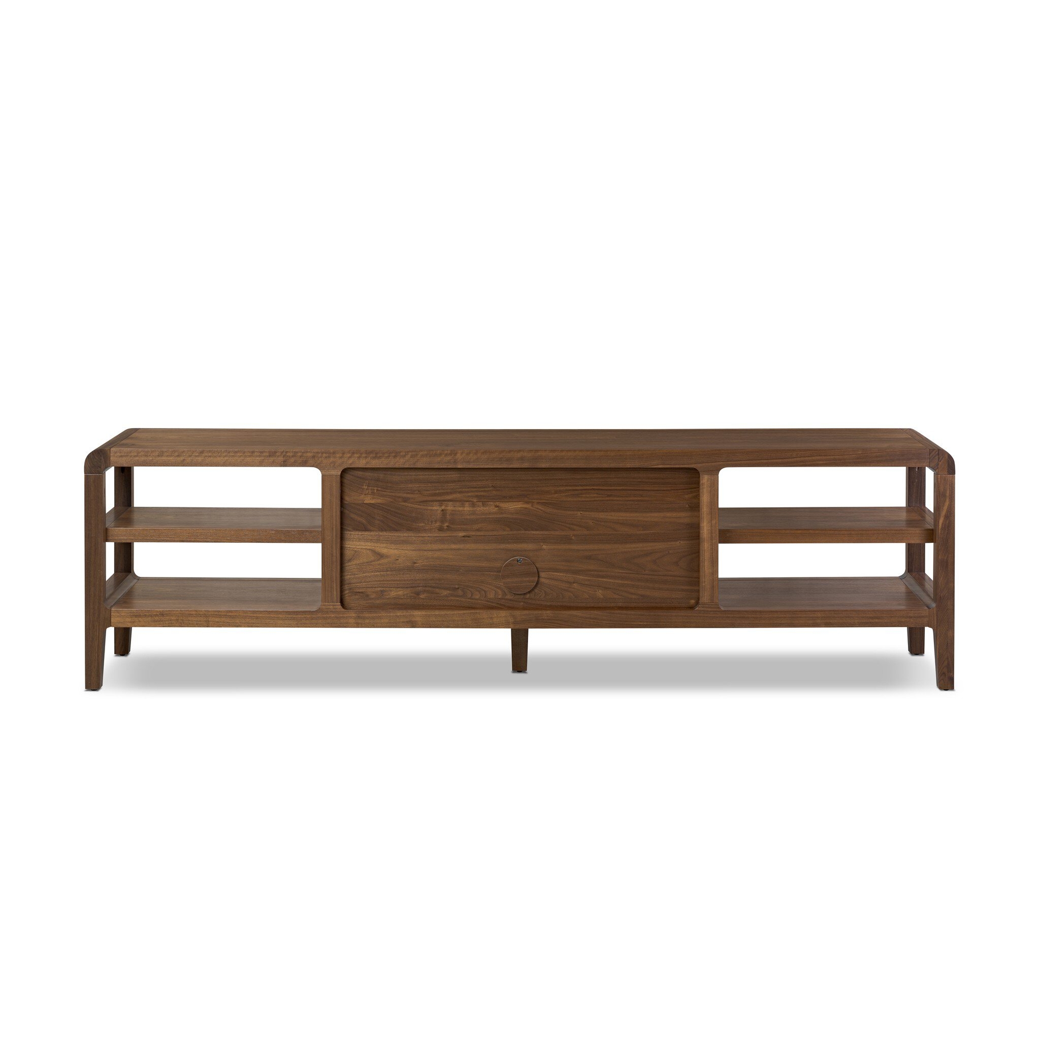 Hawkes Media Console - Dark Walnut Solid - Image 5