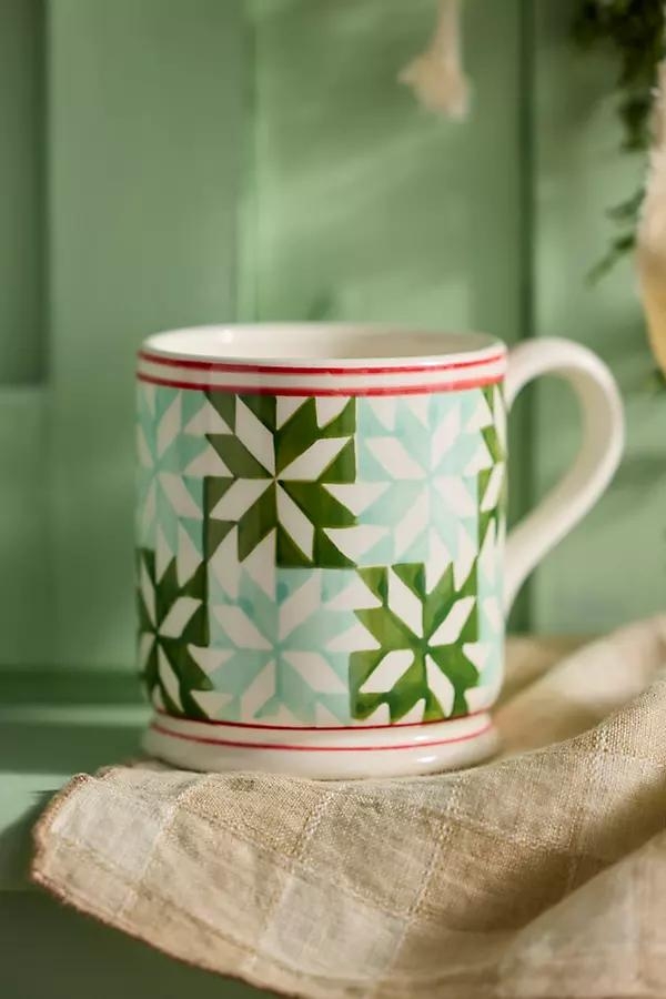 Quilted Ceramic Mug - Image 0