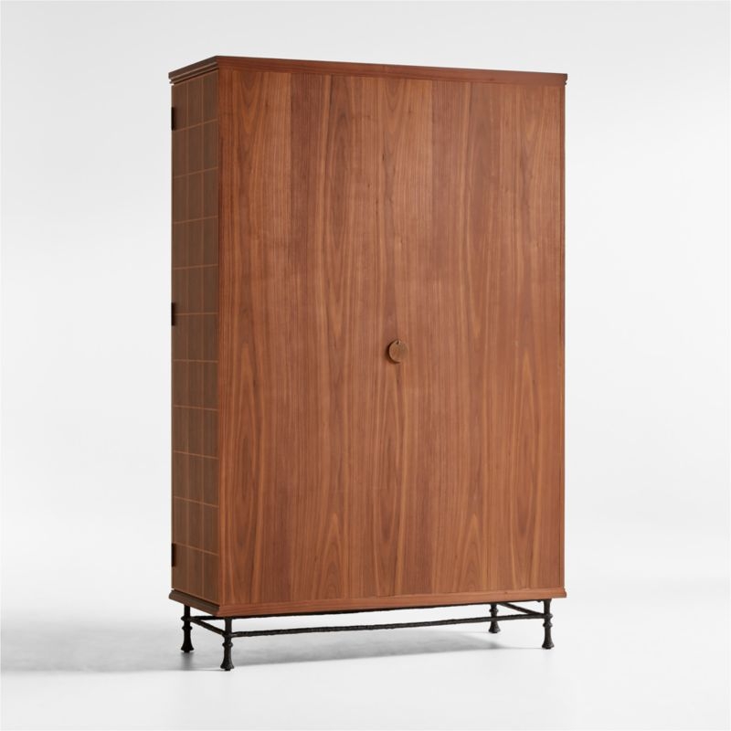 Foliate Walnut Wood Storage Cabinet by Jake Arnold - Image 10