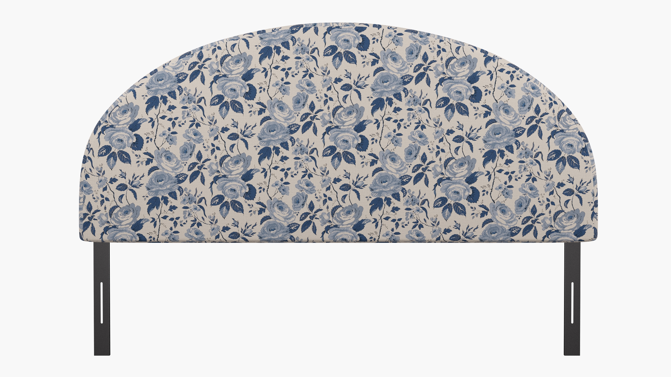 Arched Back Headboard, Delft Chintz, King - Image 1