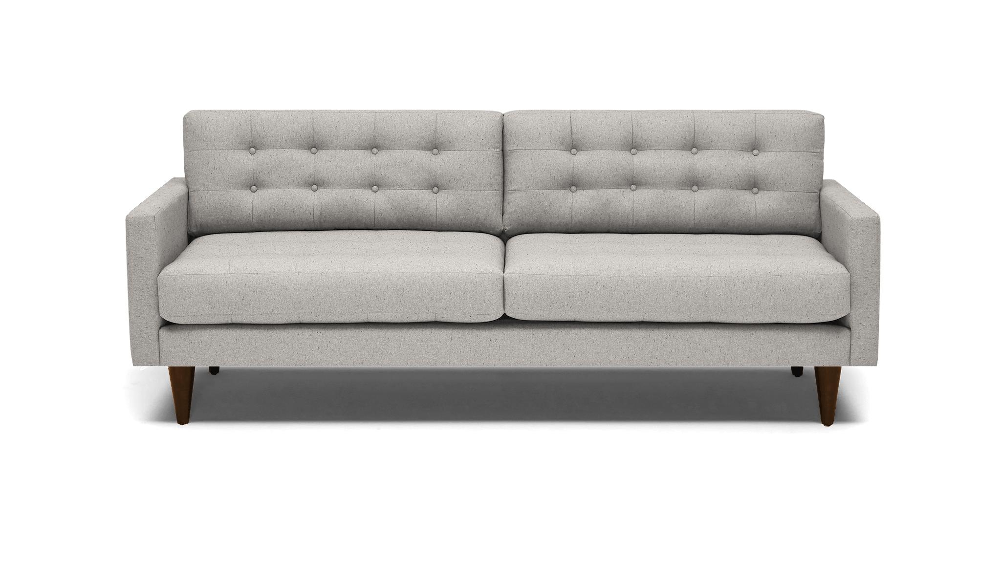 Beige/White Eliot Mid Century Modern Sofa - Merit Dove - Mocha - Image 0