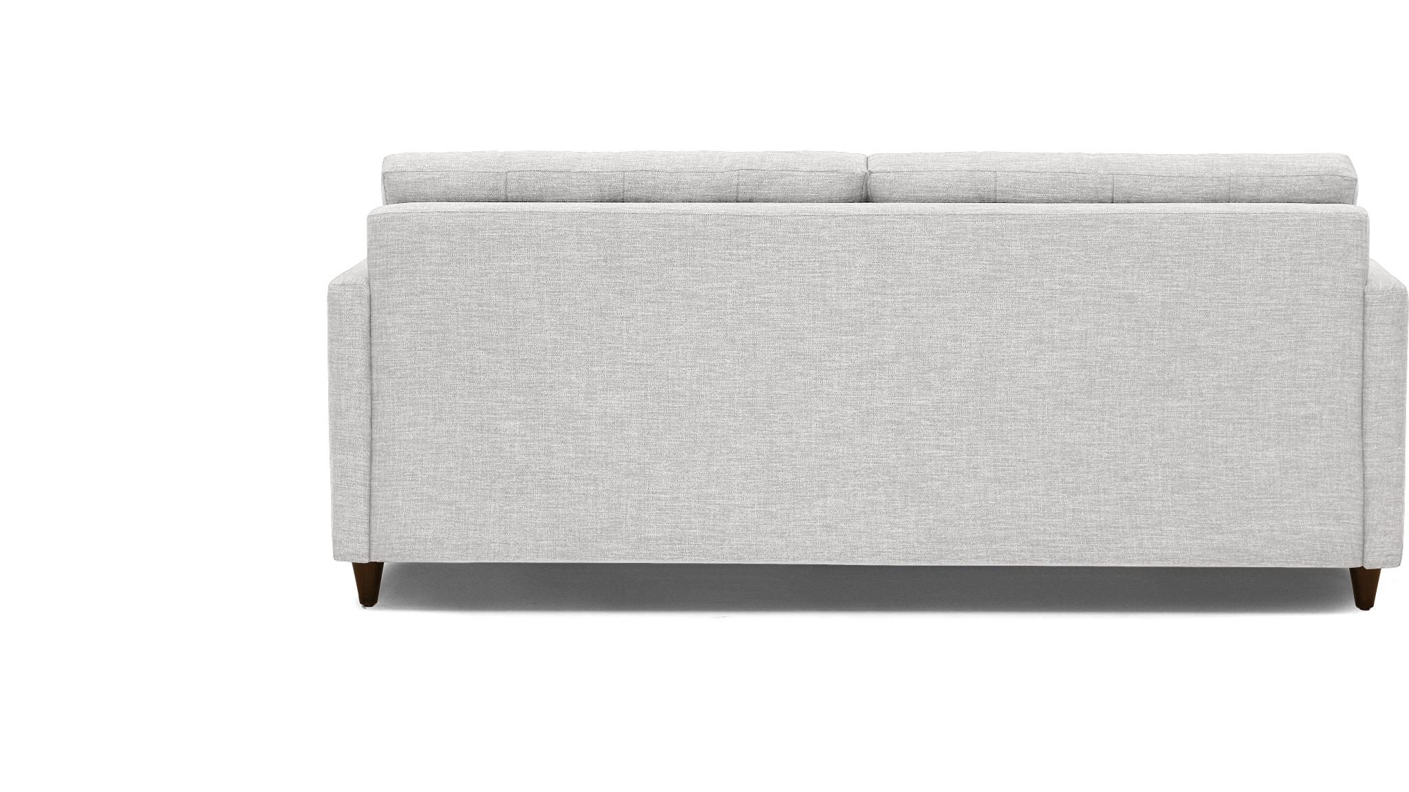 Gray Eliot Mid Century Modern Sleeper Sofa - Sunbrella Premier Fog - Mocha - Foam - Image 4