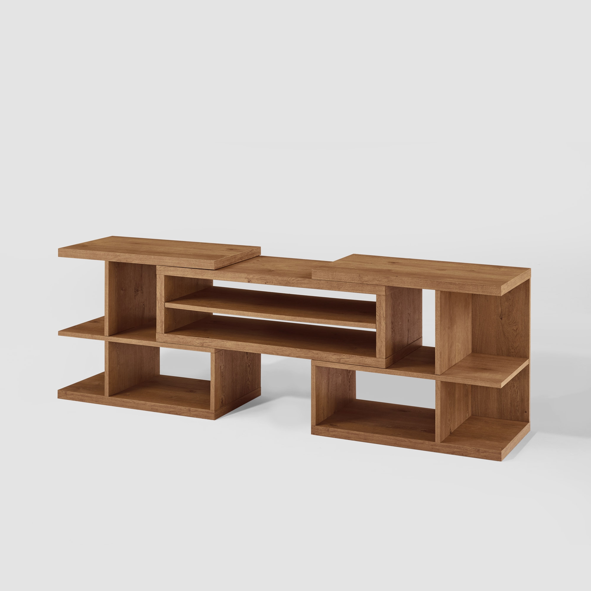 MOROCCO Adjustable TV Stand - English Oak - Image 2