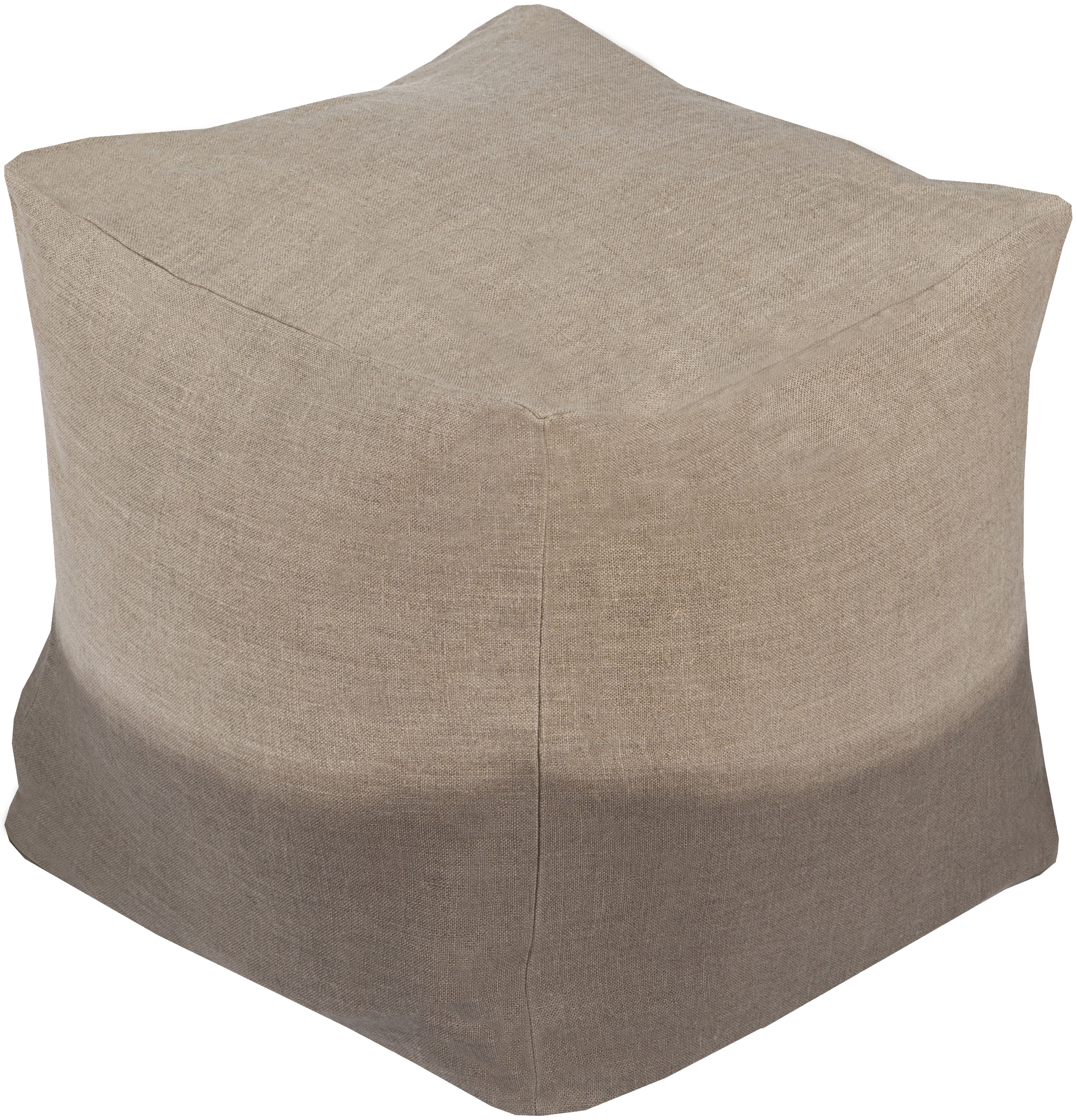 Dip Dyed Woven Pouf - Image 0