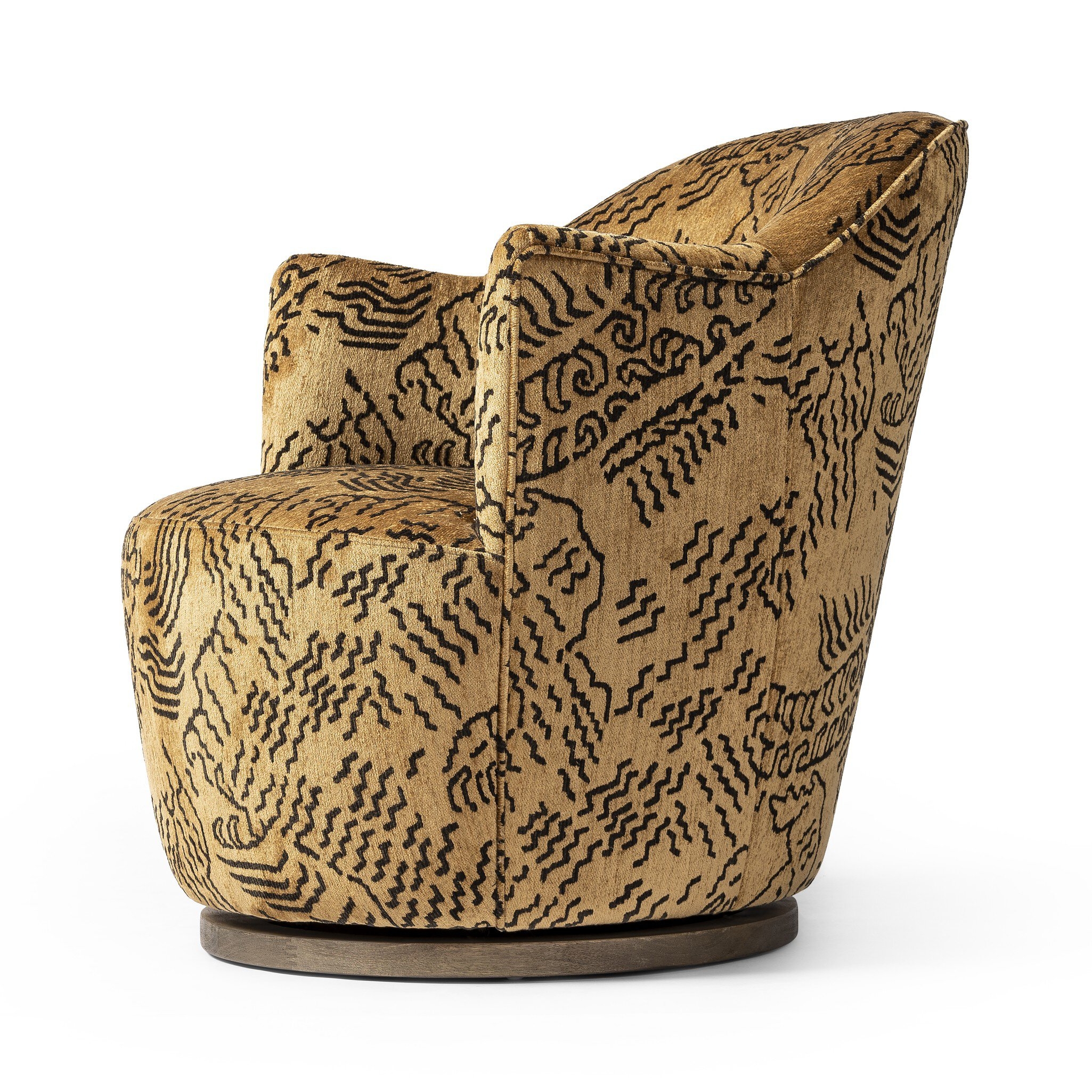 Aurora Swivel Chair - Balkan Ochre - Image 8