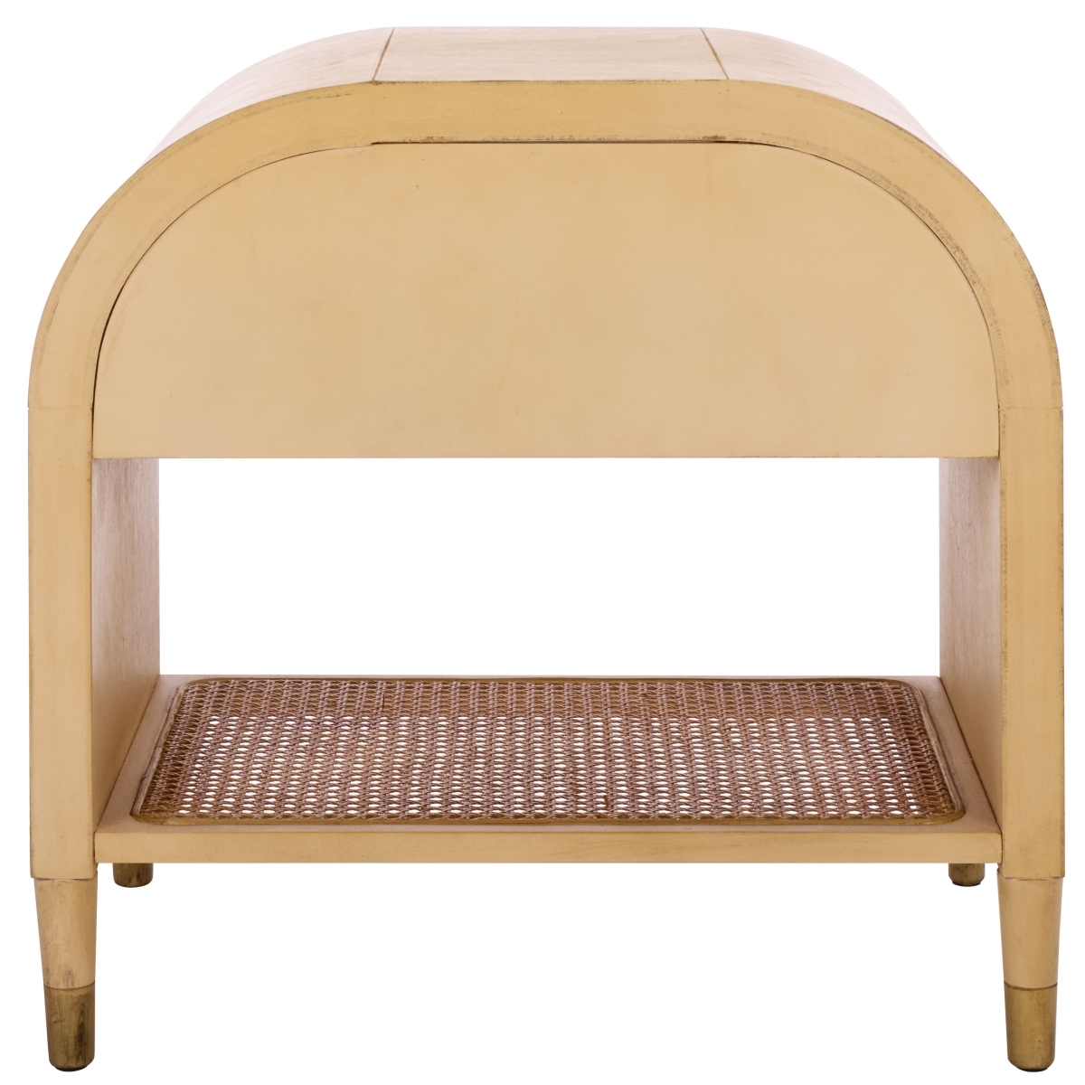 Mahan 1 Shelf 1 Drawer Nighstand - Natural - Safavieh - Image 7