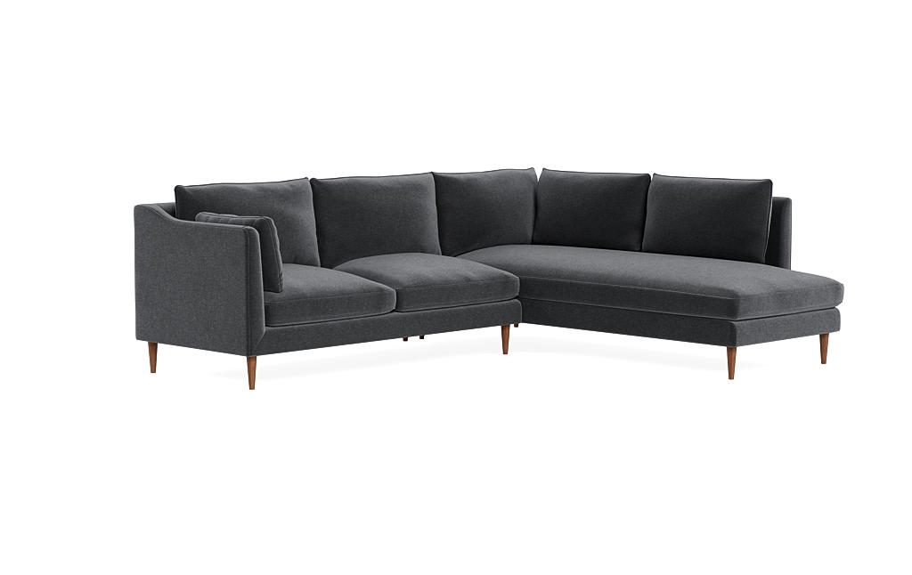 Caitlin 3-Seat Right Bumper Sectional by The EverygirlÃ?Â® - Image 1