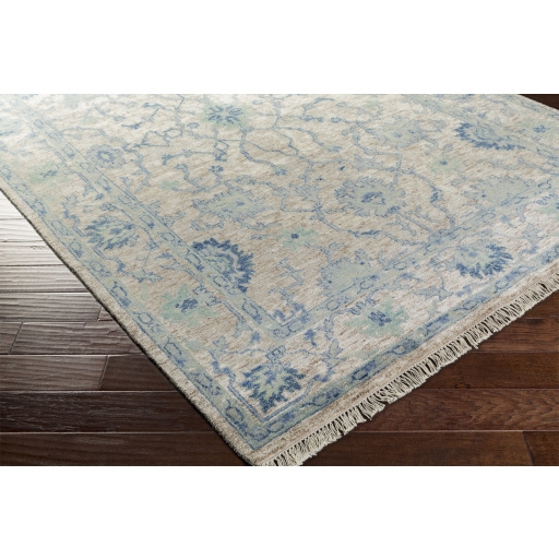 Maeva Green Indoor 2' x 3' Handmade Rug - Image 1