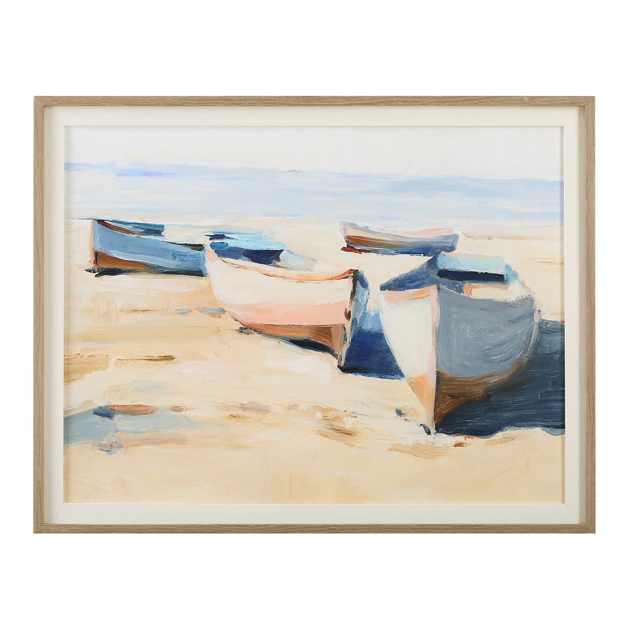 Beached Boats Framed Print - Image 0