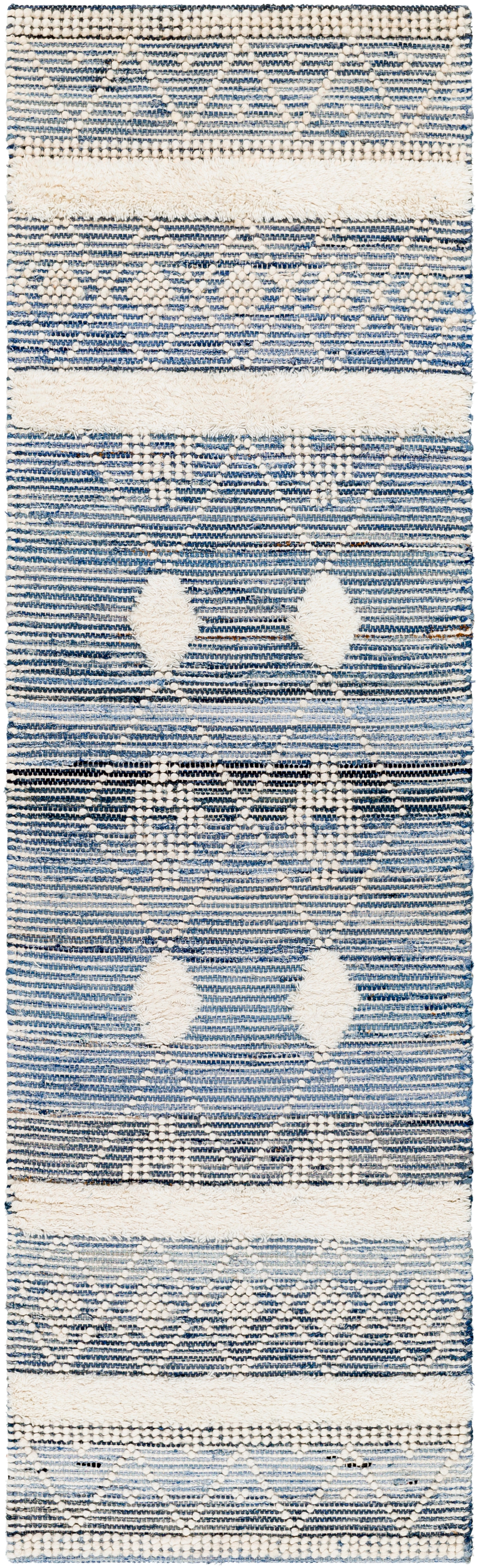 Nadine Beige Indoor 2'6" x 8' Handmade Rug - Image 0