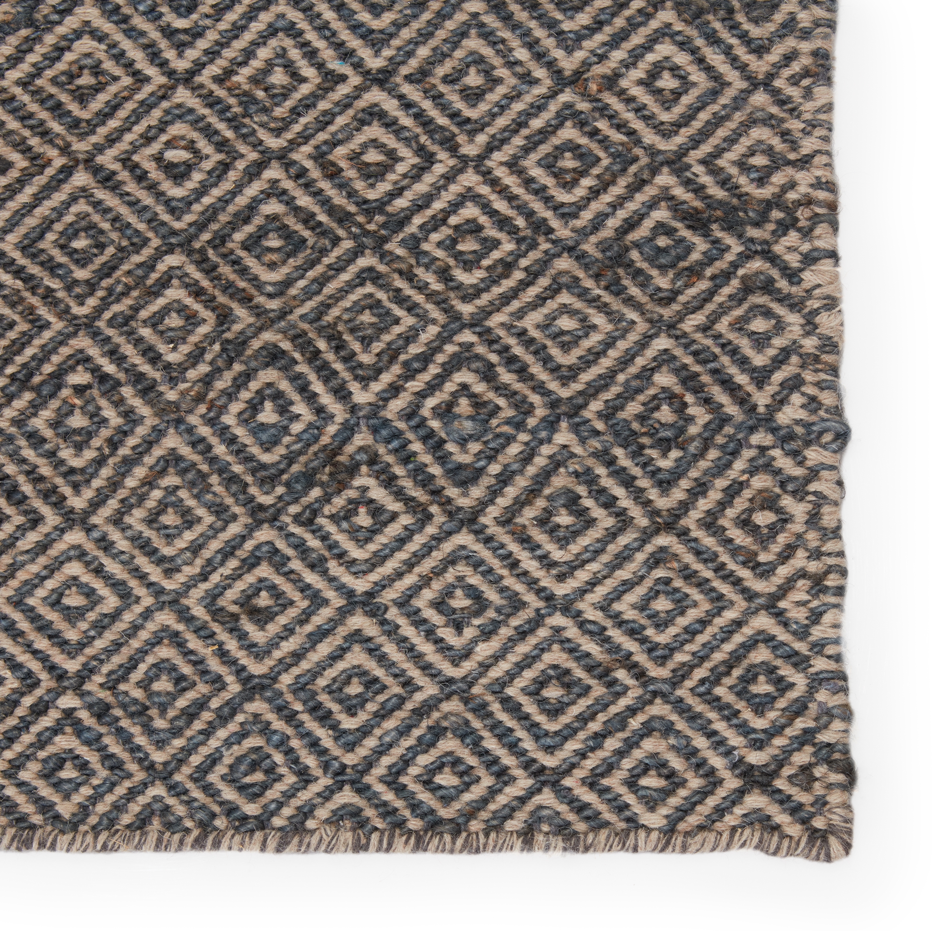 Wales Natural Geometric Gray/ White Area Rug (8' X 10') - Image 3