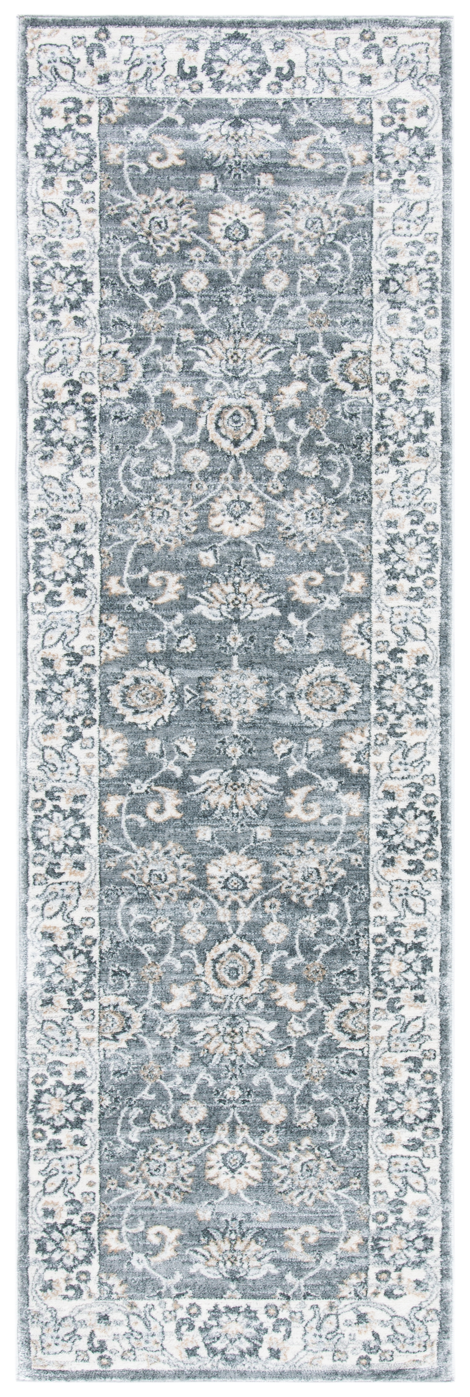 Arlo Home Power Loomed Area Rug, ISA940F, Grey/Cream, 2'2" X 7' - Image 0