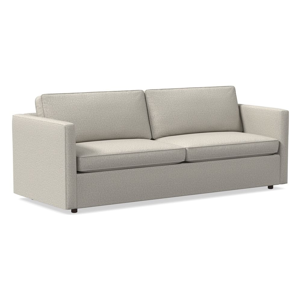 Harris 86" Multi-Seat Sofa, Petite Depth, Twill, Dove - Image 0