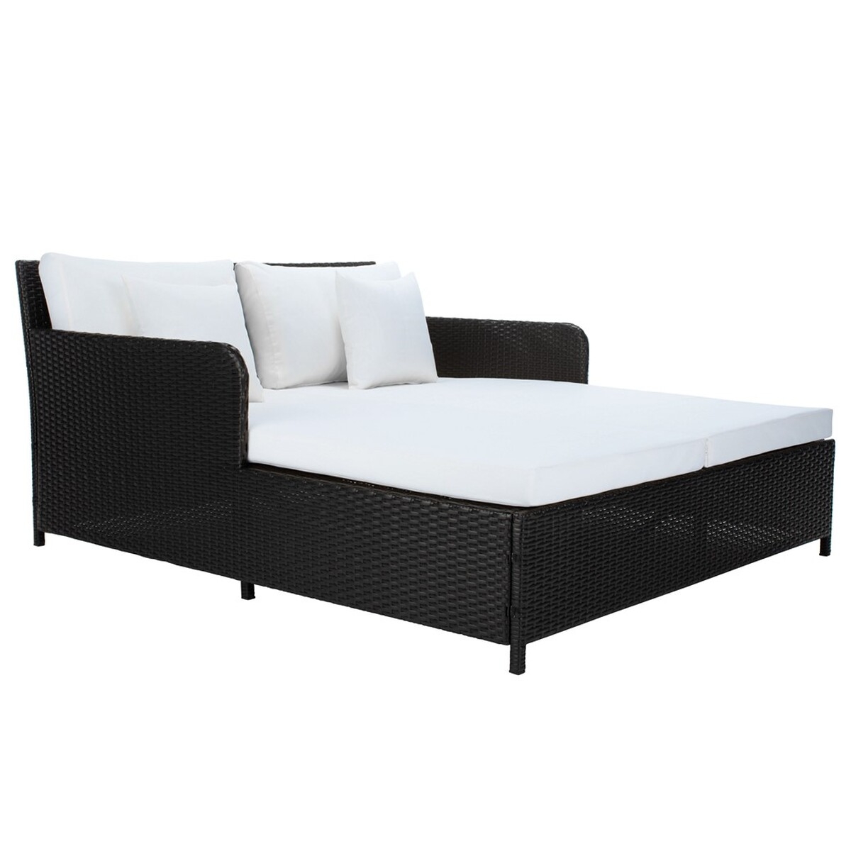 Cadeo Daybed - Black / Beige - Safavieh - Image 5