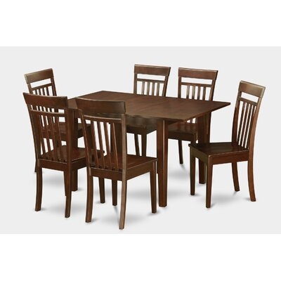 Agesilao Butterfly Leaf Rubberwood Solid Wood Breakfast Nook Dining Set - Image 0