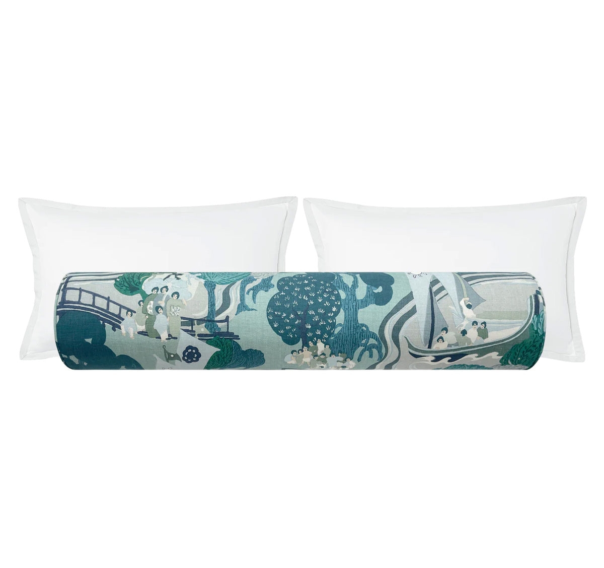 THE BOLSTER :: PEARL RIVER // SEA | SCHUMACHER - BY THE YARD - Image 0
